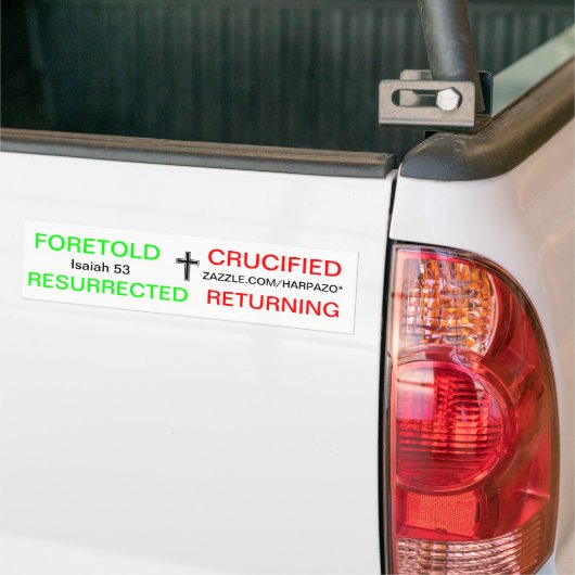 Bevangelnoot bumpersticker (Op Truck)