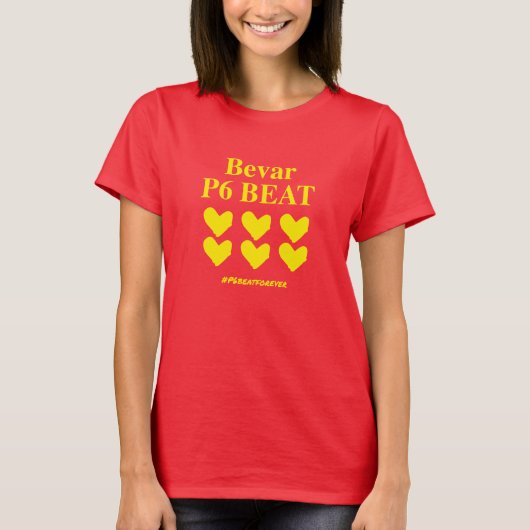 Bevar P6 BEAT T-shirt - kvinde (Voorkant)
