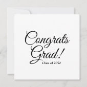 Bevat afstudeerder zwart wit afstuderen van het do kaart (Voorkant)