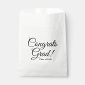 Bevat afstudeerder zwart wit de klassenjaar van he bedankzakje (Voorkant)