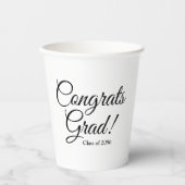 Bevat afstudeerder zwart wit de klassenjaar van he papieren bekers (Voorkant)