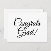 Bevat afstudeerder zwart wit douanemanuscript eleg briefkaart (Voorkant / Achterkant)