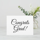 Bevat afstudeerder zwarte en witte manuscriptkalli kaart (Staand voorkant)