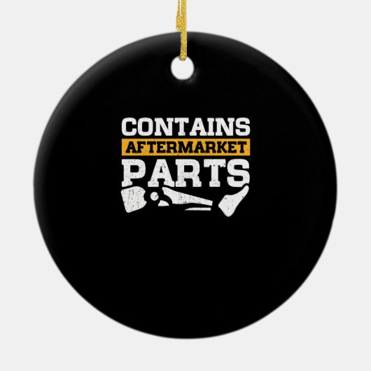 Bevat aftermarket onderdelen geamputeerd been prot keramisch ornament (Achterkant)