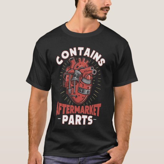 Bevat aftermarket onderdelen Hart Survivor T-shirt (Voorkant)