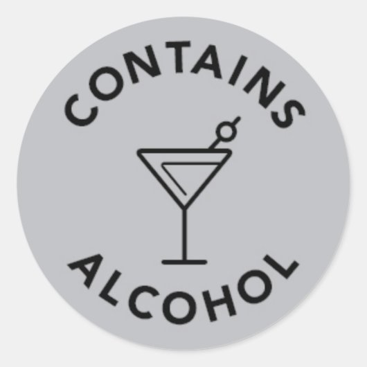Bevat alcoholingrediënt Sticker (Voorkant)