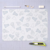 Bevat alleen blauw weefselpapier tissuepapier (Craft)