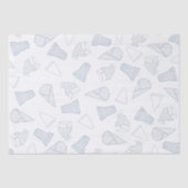 Bevat alleen blauw weefselpapier tissuepapier (Voorkant)