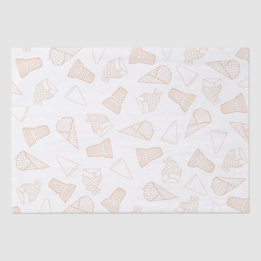 Bevat alleen Oranje weefselpapier Tissuepapier (Voorkant)