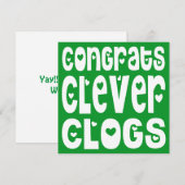 Bevat de Slimme Tekst van Clogs van Clogs het Groe (Voorkant / Achterkant)