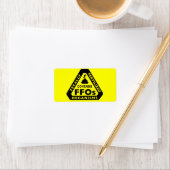 "Bevat fecaal bevruchte organismen" Etiketten (Insitu)