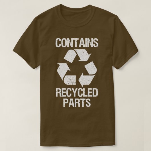 Bevat gerecycleerde onderdelen orgaandonatie t-shirt (Design voorkant)