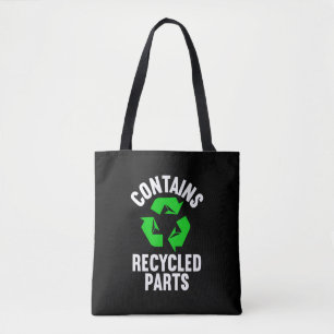 Bevat gerecycleerde onderdelen Orgaantransplantati Tote Bag
