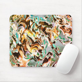 Bevat met een gradiënt of damp, oranje tot gekleur muismat