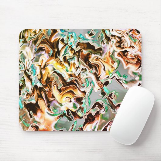 Bevat met een gradiënt of damp, oranje tot gekleur muismat (Met muis)