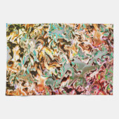 Bevat met een gradiënt of damp, oranje tot gekleur theedoek (Horizontaal)