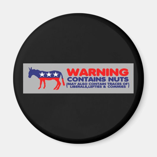 Bevat noten anti liberaal magneet (Voorkant)