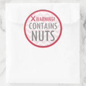 Bevat Noten Food Allergie Alert Stickers (Tas)