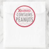 Bevat Pinda's Voedsel Allergie Alert Stickers (Tas)