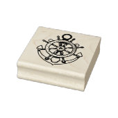 Bevat wiel en anker rubberstempel (Stempel)
