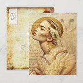 beveedelde vrienden na creditcard briefkaart (Voorkant / Achterkant)