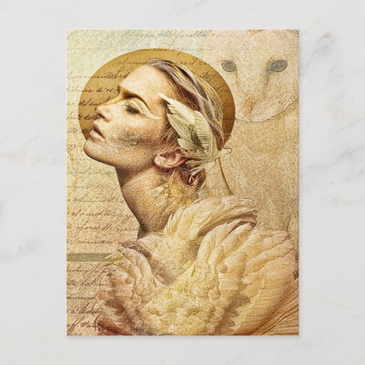 beveedelde vrienden na creditcard briefkaart (Voorkant)