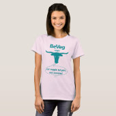 BeVeg vegetarian t shirt (Voorkant volledig)