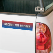Beveilig de Grens Bumpersticker (Op Truck)