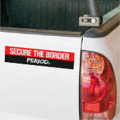 Beveilig de grens - Periode - Conservatief - Bumpersticker (Op Truck)