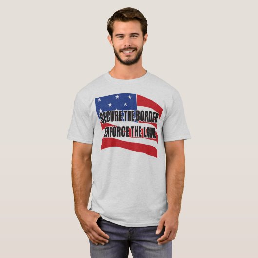 Beveilig de Grens T-shirt (Voorkant volledig)