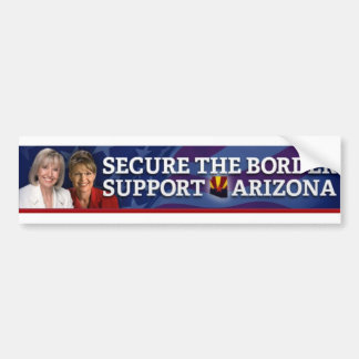 Beveilig de grensSteun Arizona Bumpersticker