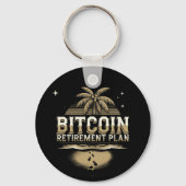 Beveilig uw toekomst met een Bitcoin-pensioenplan Sleutelhanger (Voorkant)