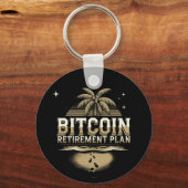 Beveilig uw toekomst met een Bitcoin-pensioenplan Sleutelhanger (Voorkant)