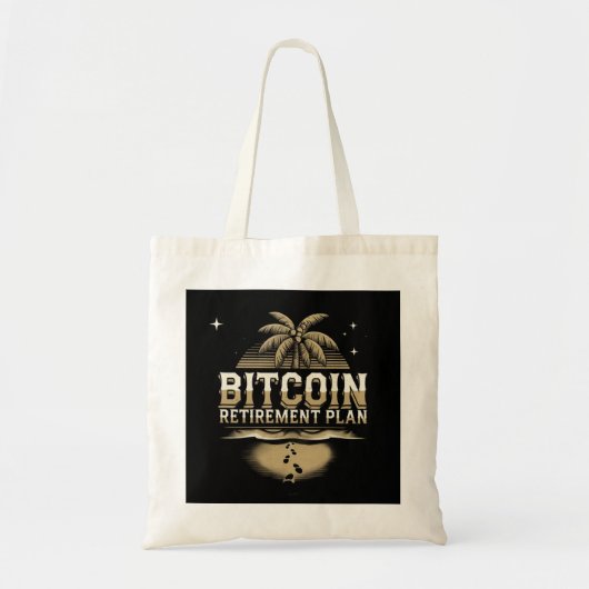 Beveilig uw toekomst met een Bitcoin pensioenplan Tote Bag (Voorkant)