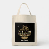 Beveilig uw toekomst met een Bitcoin-pensioenplan Tote Bag (Achterkant)