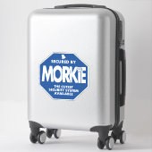 Beveiligd door Morkie Sticker (Koffer)