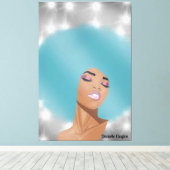 Beveiligde Canvasprint Canvas Afdruk (Insitu (Houten vloer))