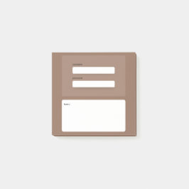 Beveiligde en handige notities voor websitewachtwo post-it® notes