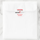 Beveiligde MFP-sticker Ronde Sticker (Tas)