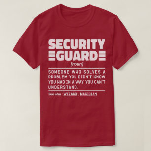 Beveiliger Noun Night Watchman Cool Father T-shirt