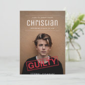 Beveiliging als Afstuderen voor de aangerekende re Kaart (Staand voorkant)