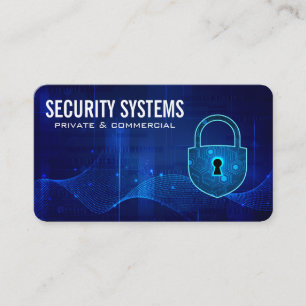 Beveiliging Cyber Lock   Moderne Technologie Visitekaartje