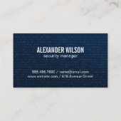 Beveiliging Cyber Tech Visitekaartje (Achterkant)