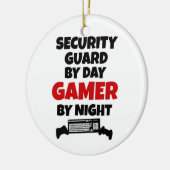 Beveiliging door Day Gamer by Night Keramisch Ornament (Links)