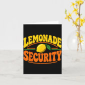 Beveiliging Lemonade Stand Bemanning Jeugd Limonad Kaart (Gele Bloem)