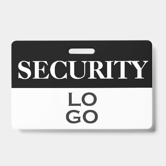 Beveiliging met aangepaste logo-ID Badge (Voorzijde)
