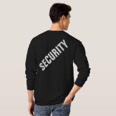 Beveiliging met dubbelzijdig afdrukken, lange hoes t-shirt (Achterkant volledig)