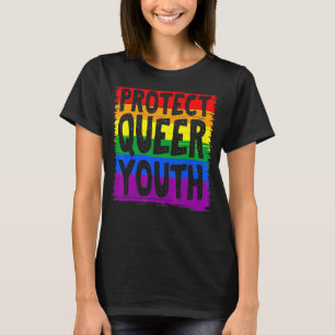 Beveiliging Queer Youth Lgbt Gay Transgender Prid T-shirt