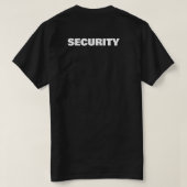 Beveiliging T-shirt (Design achterkant)