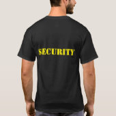 Beveiliging T-shirt (Achterkant)
